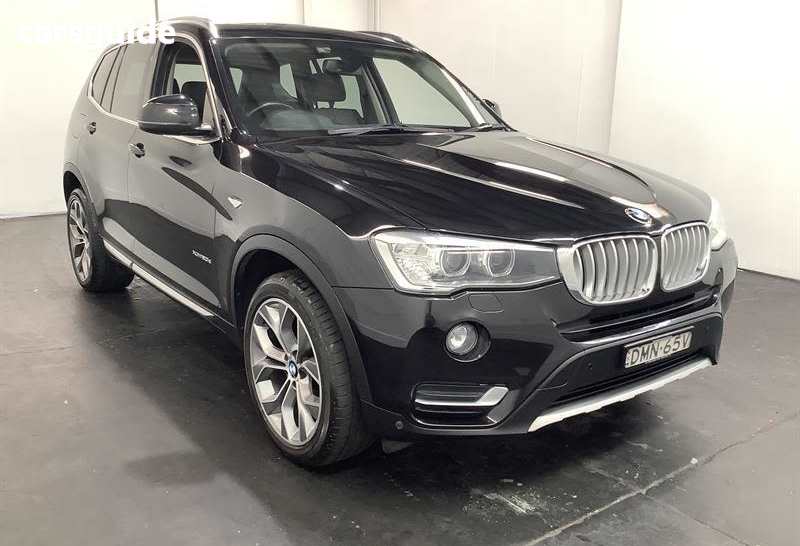 Black 2014 BMW X3 Wagon Xdrive 20D