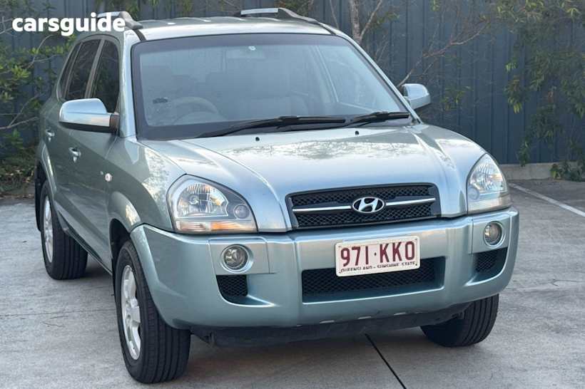 Green 2007 Hyundai Tucson SUV CITY R
