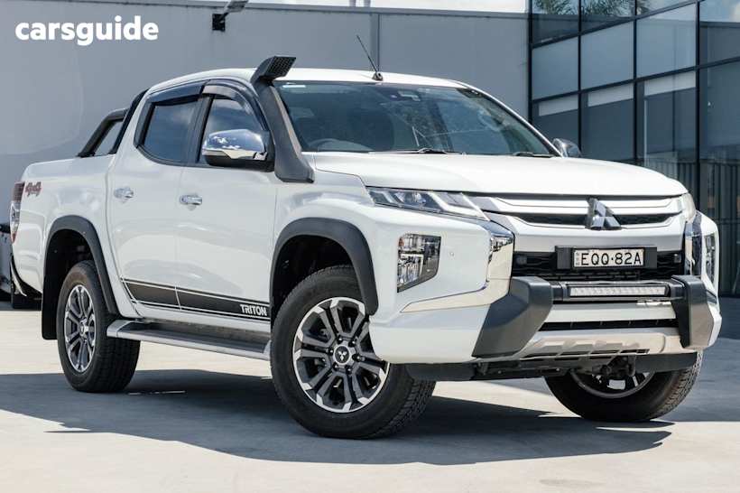White 2021 Mitsubishi Triton Ute Tray GLS 4X4
