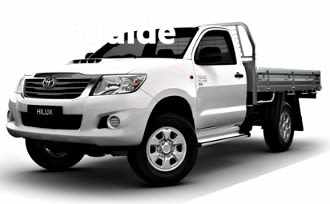 White 2014 Toyota Hilux Cab Chassis Sr (4X4)