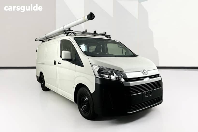 White 2020 Toyota HiAce Van Lwb