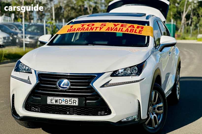 White 2016 Lexus NX300H Wagon Luxury Hybrid (Fwd)
