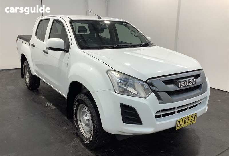 White 2016 Isuzu D-MAX Crew Cab Utility Sx Hi-Ride (4X2)