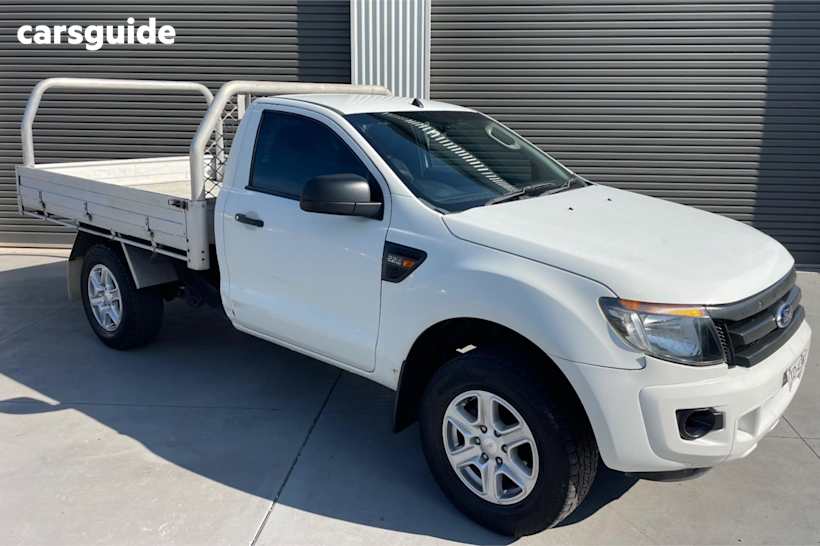 White 2013 Ford Ranger Ute Tray XL 4X4