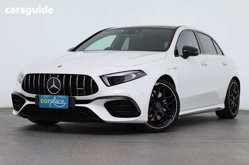 White 2023 Mercedes-Benz A45 Hatchback S 4Matic+
