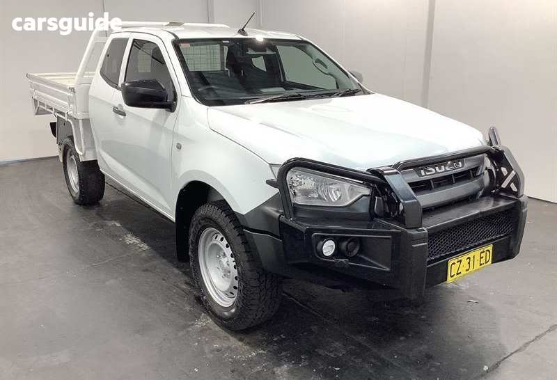 White 2020 Isuzu D-MAX Space Cab Chassis Sx (4X4)