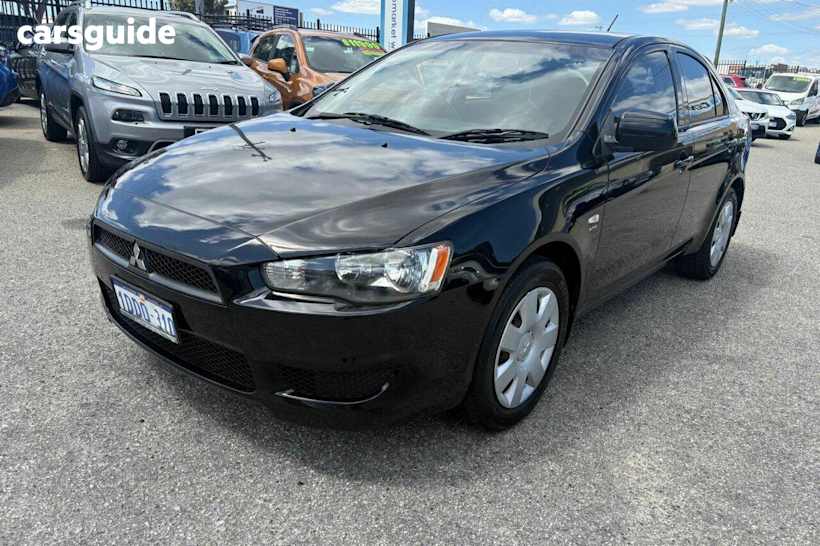 Black 2009 Mitsubishi Lancer Hatch ES F