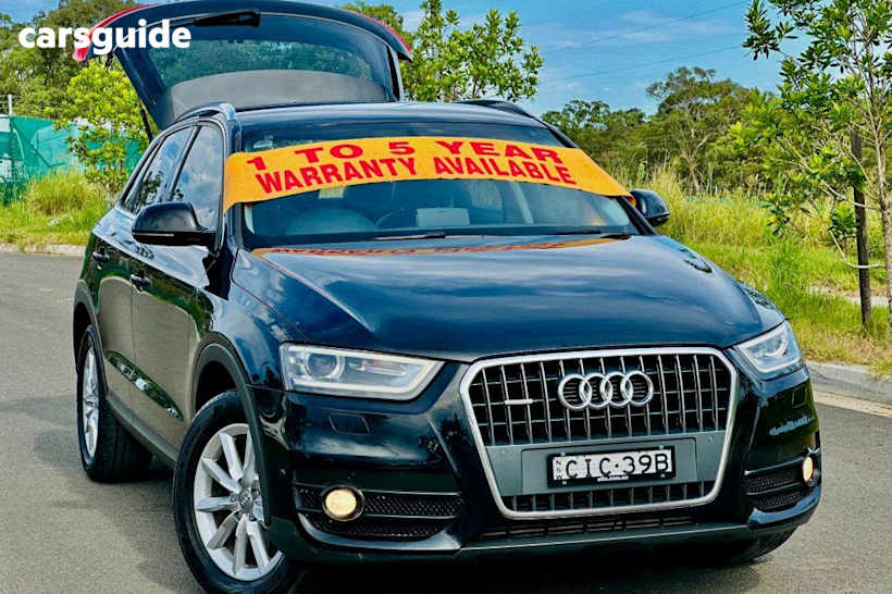Black 2012 Audi Q3 Wagon 2.0 Tfsi Quattro (125Kw)