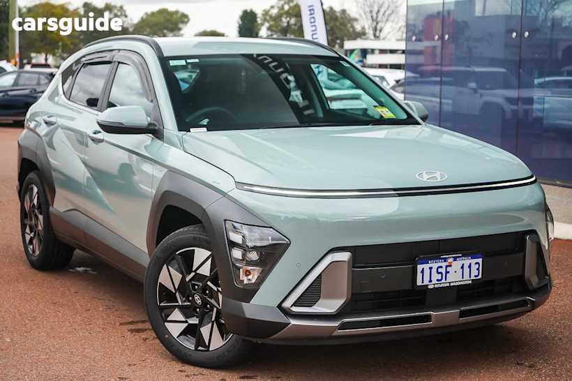 Green 2025 Hyundai Kona SUV HYBRID ELITE F