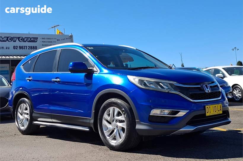 Blue 2015 Honda CR-V SUV VTI-S 4X4