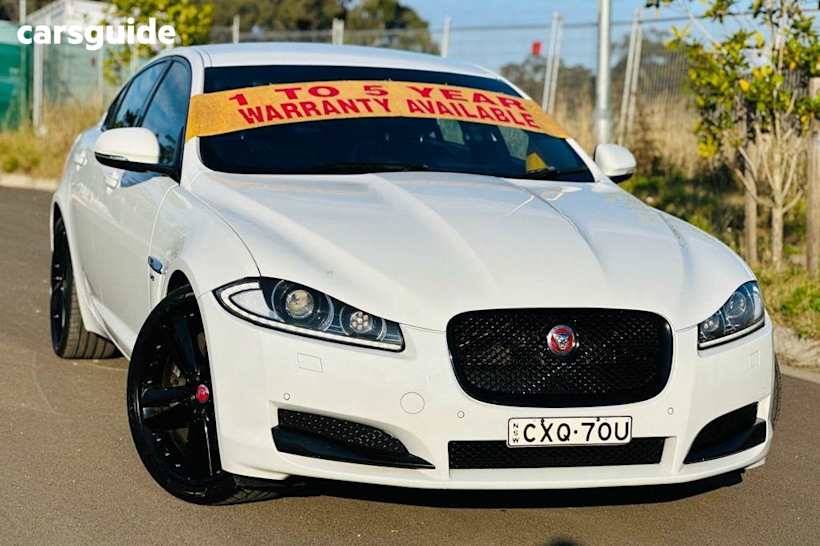 White 2014 Jaguar XF Sedan 3.0 Sv6 Luxury