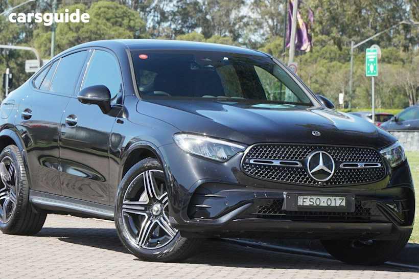 Black 2025 Mercedes-Benz GLC-Class Coupe GLC300 4WD