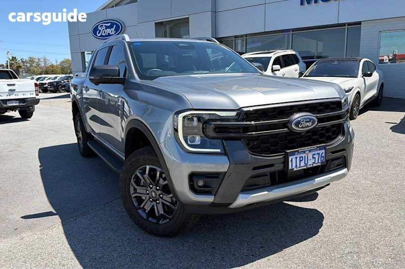 Silver 2025 Ford Ranger Ute Tray WILDTRAK 4X4