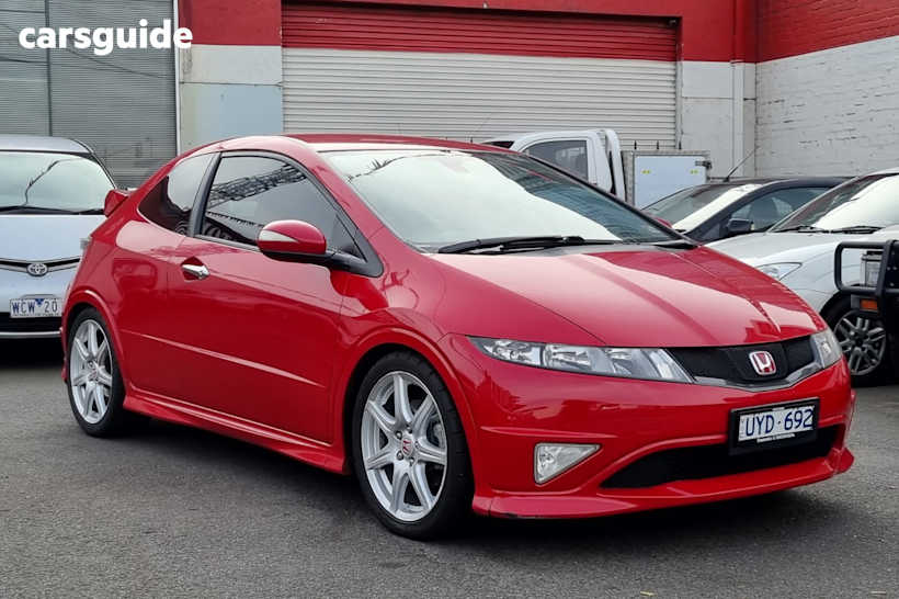 Red 2008 Honda Civic Hatch TYPE R