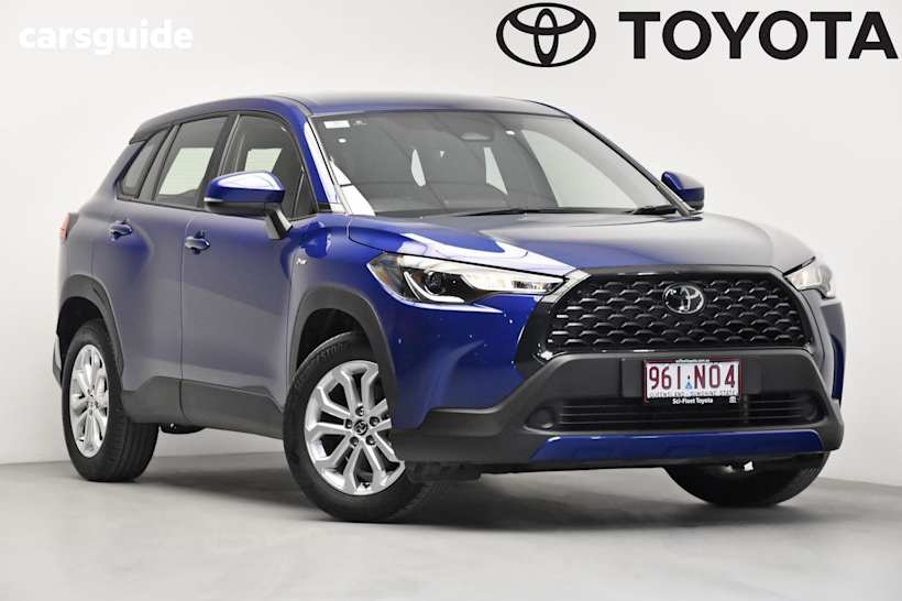 Blue 2024 Toyota Corolla Cross Wagon Gx 2Wd Hybrid
