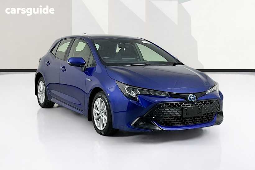 Blue 2023 Toyota Corolla Hatchback Ascent Sport Hybrid