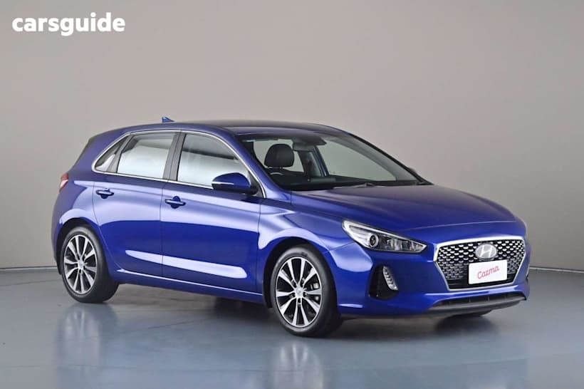 Blue 2020 Hyundai I30 Hatchback Elite