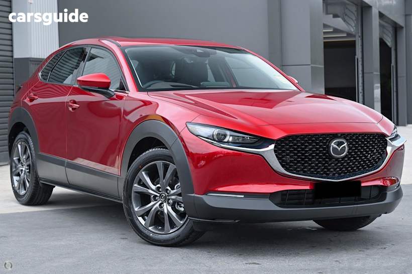 Red 2025 Mazda CX-30 SUV G25 ASTINA F