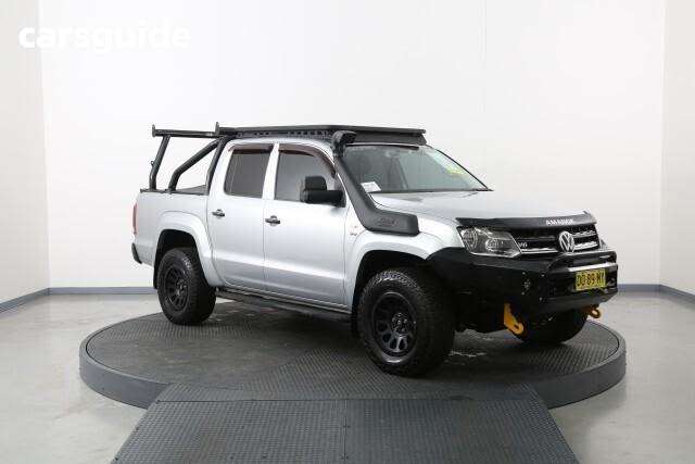 Silver 2020 Volkswagen Amarok Dual Cab Utility Tdi500 V6 Core 4Motion