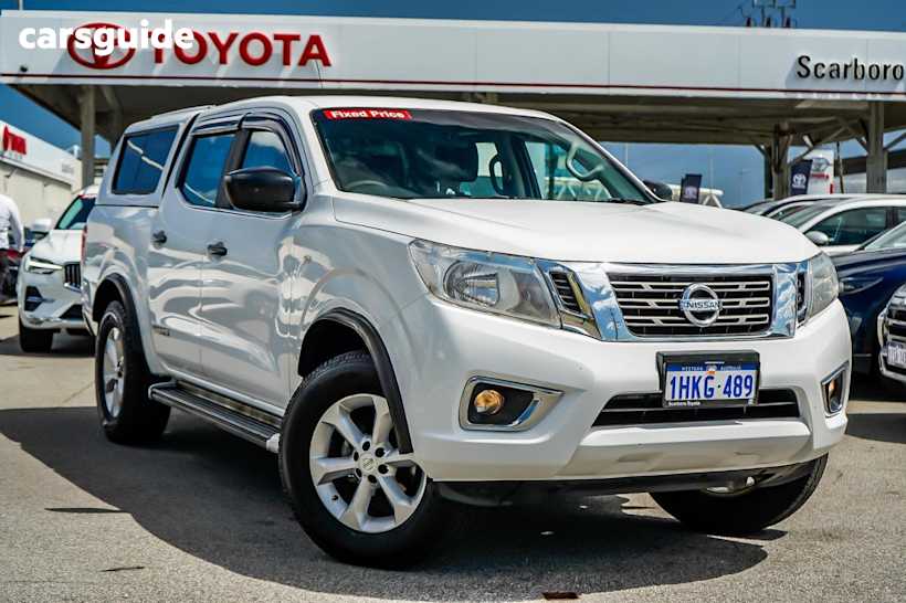White 2016 Nissan Navara Double Cab Utility Dx