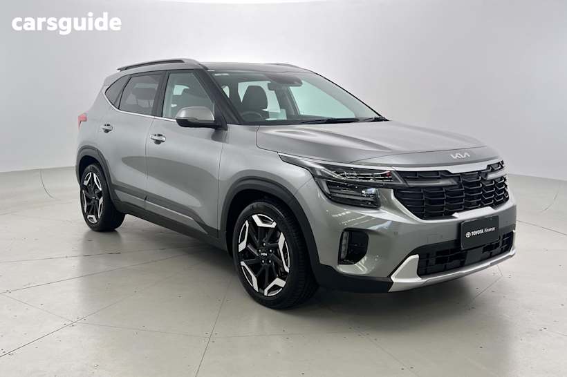 Grey 2023 Kia Seltos Wagon Gt-Line (Awd) (Sunroof)