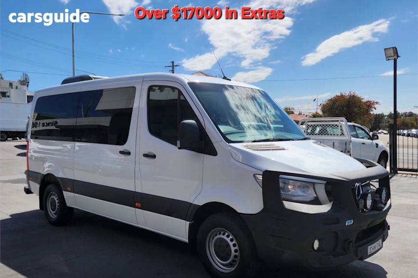 White 2020 Mercedes-Benz Sprinter Commercial 419 CDI VS30 MWB
