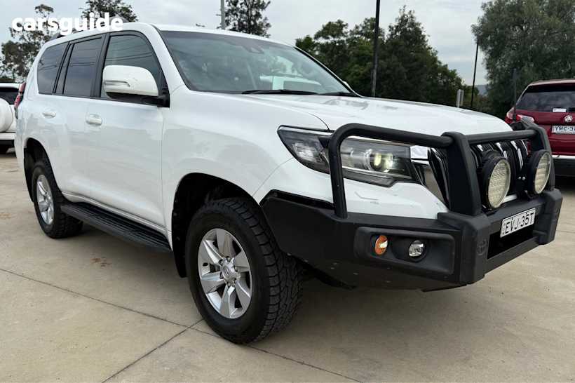 White 2018 Toyota Landcruiser Prado Wagon Gxl (4X4)