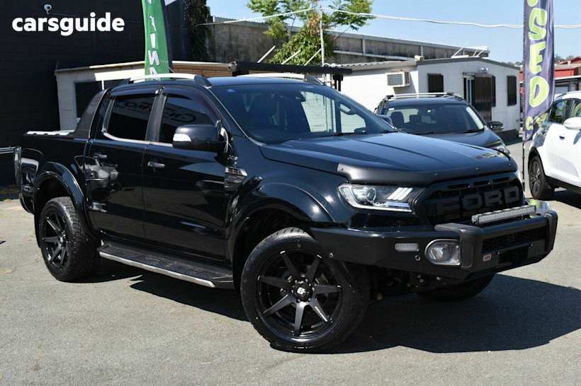 Black 2020 Ford Ranger Ute Tray WILDTRAK 4X4