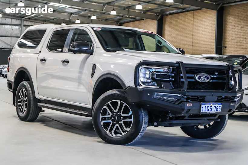 White 2022 Ford Ranger Ute Tray SPORT 4X4