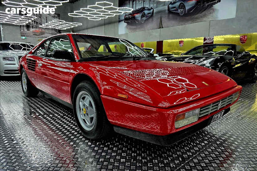 Red 1988 Ferrari Mondial Coupe R