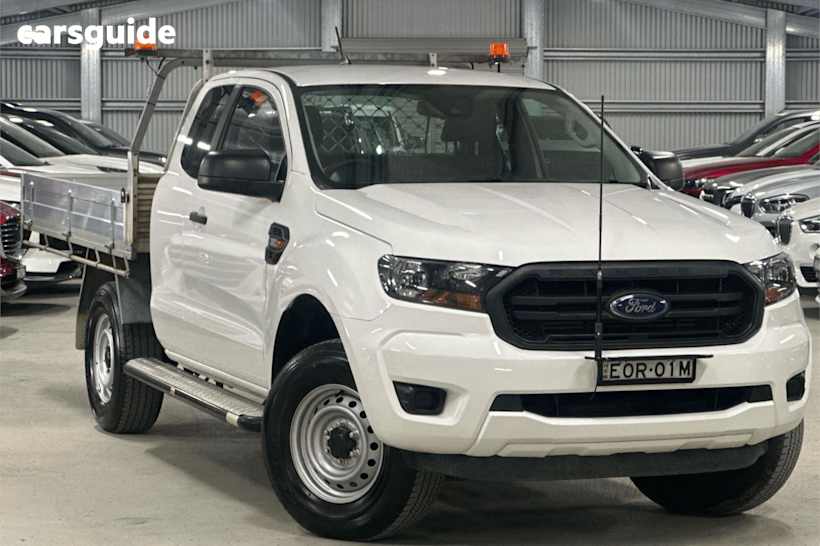 White 2021 Ford Ranger Ute Tray XL 4X4