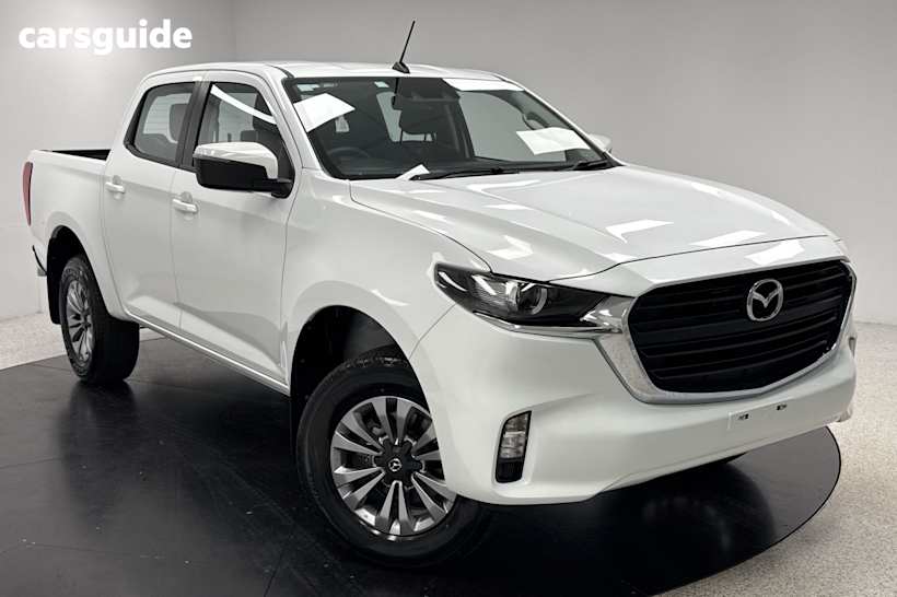 White 2023 Mazda BT-50 Ute Tray XT 4X4