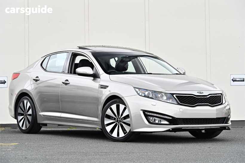 Grey 2011 Kia Optima Sedan PLATINUM F