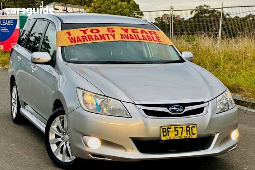 Silver 2010 Subaru Liberty Wagon Exiga Premium