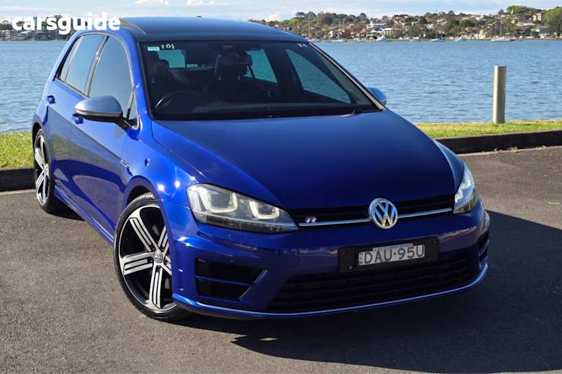 Blue 2015 Volkswagen Golf Hatch R 4WD