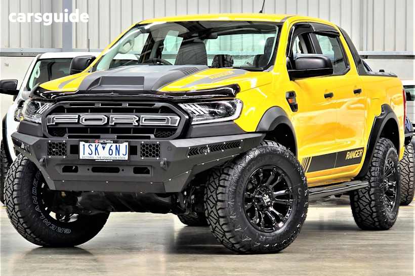 Yellow 2020 Ford Ranger Ute Tray XL HI-RIDER R