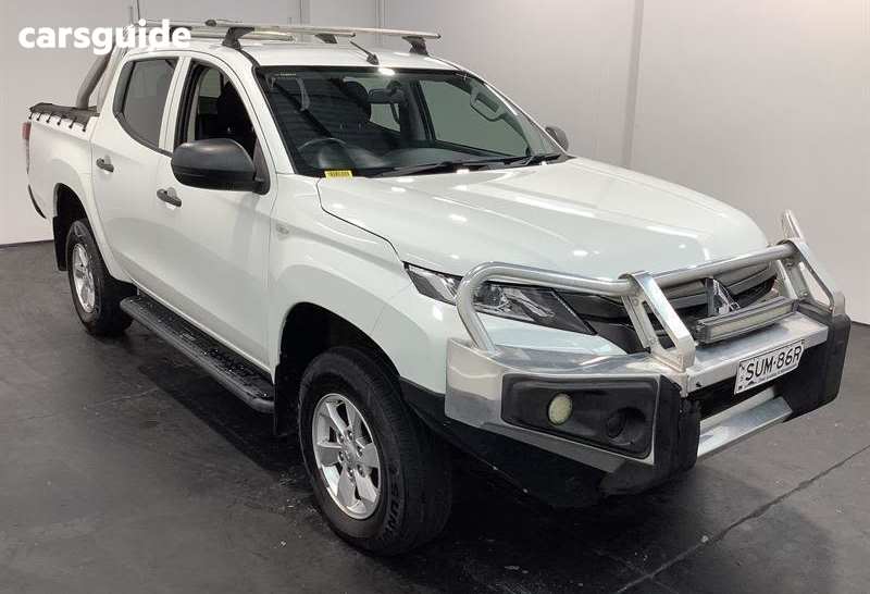 White 2019 Mitsubishi Triton Double Cab Pick Up Glx Plus (4X4)