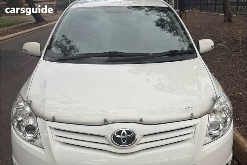 White 2011 Toyota Corolla Hatchback Ascent
