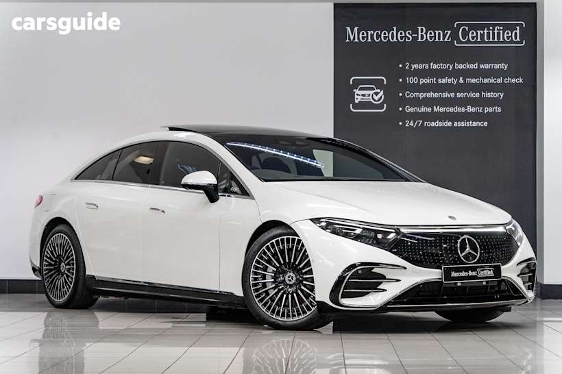 White 2022 Mercedes-Benz EQS Hatch EQS500