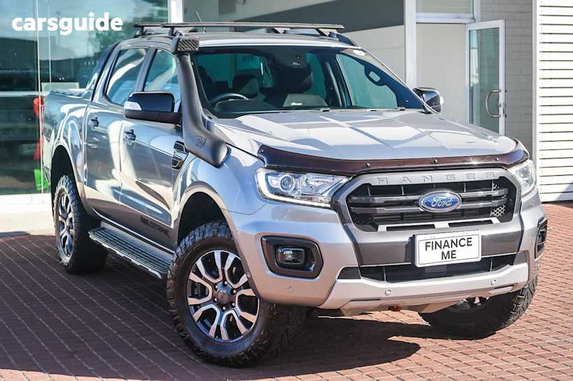 Silver 2019 Ford Ranger Double Cab Pick Up Wildtrak 2.0 (4X4)