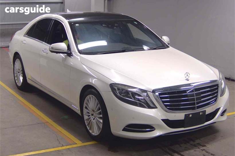 White 2014 Mercedes-Benz S CLASS Sedan S400 HYBRID EXCLUSIVE