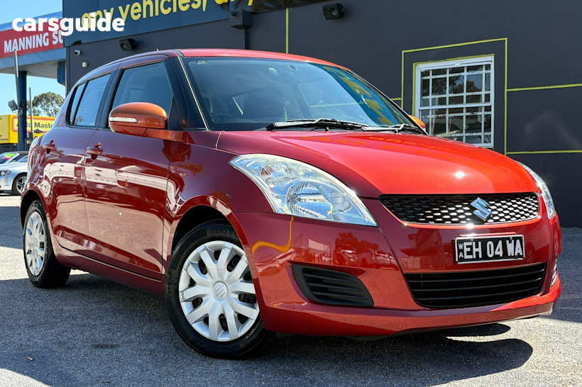 Orange 2013 Suzuki Swift Hatch GL F