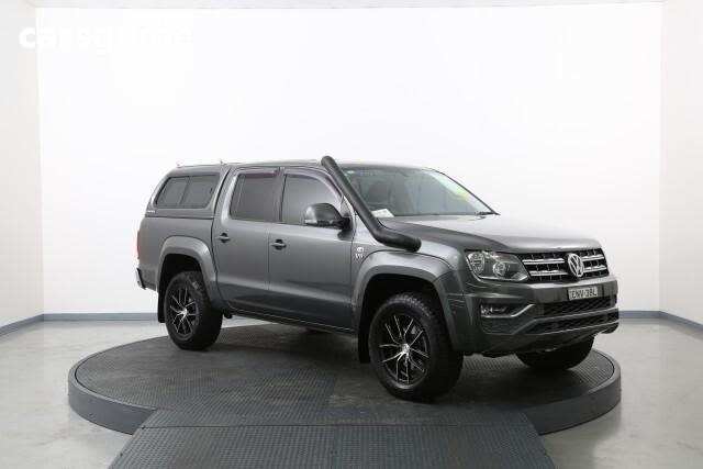 Grey 2019 Volkswagen Amarok Dual Cab Utility Tdi550 Highline 4Motion (4X4)