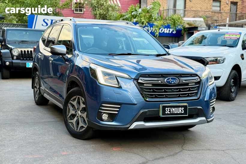 Blue 2023 Subaru Forester SUV HYBRID L 4WD