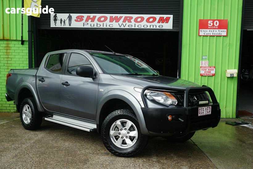 Grey 2017 Mitsubishi Triton Ute Tray GLX+ 4X4