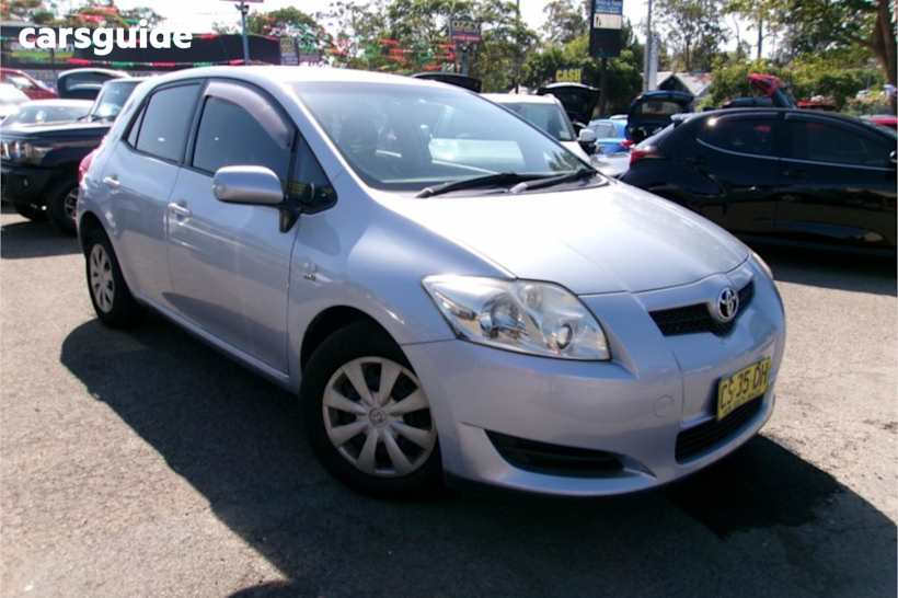 Blue 2007 Toyota Corolla Hatchback Ascent