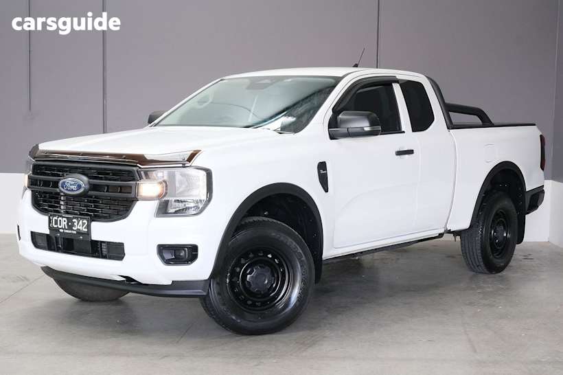 White 2023 Ford Ranger Ute Tray XL 4X4