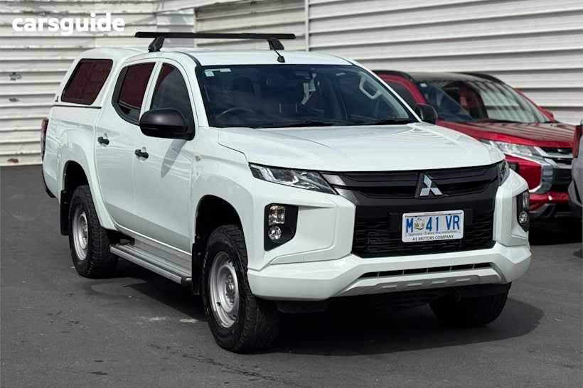 White 2019 Mitsubishi Triton Ute Tray GLX ADAS R