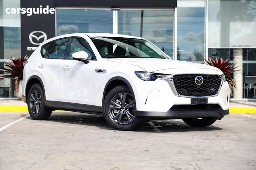 White 2025 Mazda CX-60 Wagon P50E Pure Phev