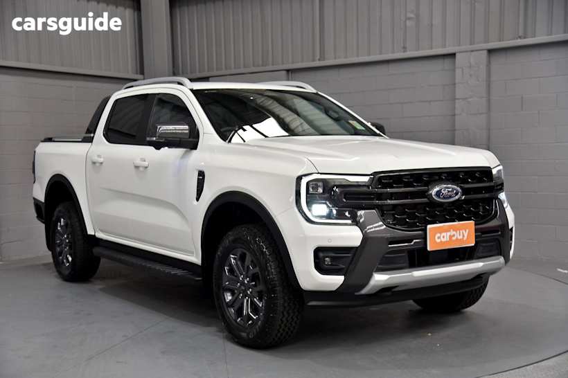 White 2025 Ford Ranger Ute Tray WILDTRAK 4X4